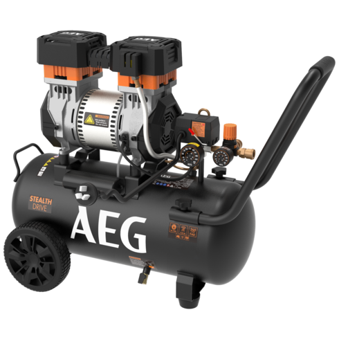 AEG 30L 1.8HP Silenced Direct Drive Compressor